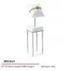 Jewelry Display Stand Set White Color & Microfiber, Meta Material DS156-c Jewelry Display Stand Set White Color & Microfiber, Meta Material DS156-c