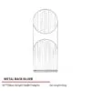 Jewelry Display Stand Set White Color & Microfiber, Meta Material DS156-h Jewelry Display Stand Set White Color & Microfiber, Meta Material DS156-h