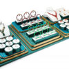 Jewelry Display Stand Set White, Green Color & Leather Material DS147-d