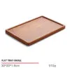 Jewelry Display Tray Beige Multifunction Presentation Flat Tray & Metal Material TR043-b