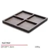 Jewelry Display Tray Beige Multifunction Presentation Flat Tray & Metal Material TR043-e