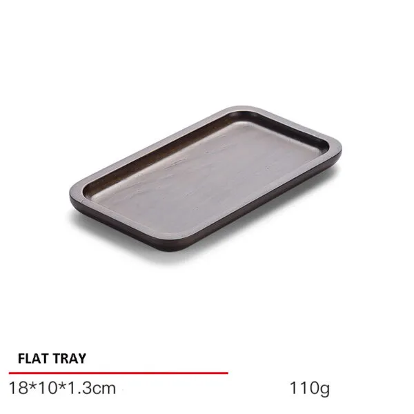Jewelry Display Tray Beige Multifunction Presentation Flat Tray & Metal Material TR043-g