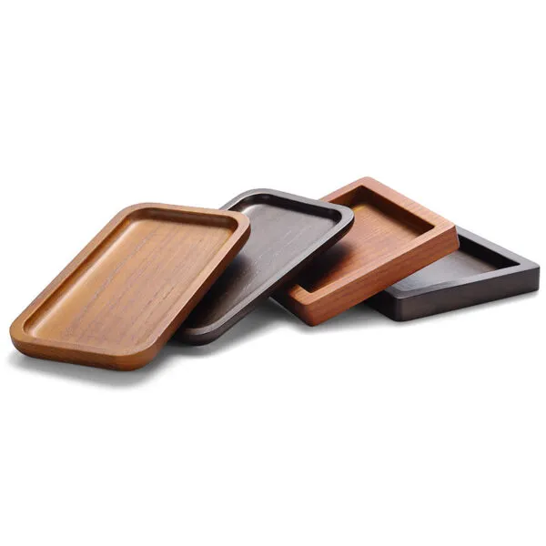 Jewelry Display Tray Beige Multifunction Presentation Flat Tray & Metal Material TR043-k