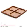 Jewelry Display Tray Beige Multifunction Presentation Flat Tray & Metal Material TR043-n