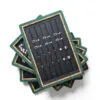 Jewelry Display Tray Black Multifunction Presentation Trays Pendant, Ring Bracelet, Bangle, Brooch, Flat Tray & Fabric TR041-a