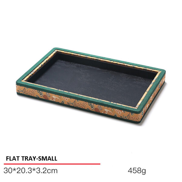 Jewelry Display Tray Black Multifunction Presentation Trays Pendant, Ring Bracelet, Bangle, Brooch, Flat Tray & Fabric TR041-b