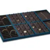 Jewelry Display Tray Dark Coffee Color Multifunction Trays Pendant, Ring, Bangle, Earring, Bracelet, Loose Diamond Tray & Leather TR050-f