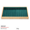 Jewelry Display Tray Green Multifunction Trays Pendant, Ring, Bangle, Brooch, Bracelet, Flat Tray & Microfiber, Wood TR048-i