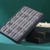 Jewelry Display Tray Grey Multifunction Trays Pendant, Ring Bracelet, Flat Tray & Microfiber, Leather TR045-b