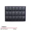 Jewelry Display Tray Grey Multifunction Trays Pendant, Ring Bracelet, Flat Tray & Microfiber, Leather TR045-e