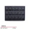 Jewelry Display Tray Grey Multifunction Trays Pendant, Ring Bracelet, Flat Tray & Microfiber, Leather TR045-k