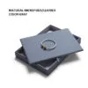 Jewelry Display Tray Grey Multifunction Trays Pendant, Ring Bracelet, Flat Tray & Microfiber, Leather TR045-n