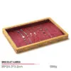 Jewelry Display Tray Red Multifunction Presentation Trays Pendant, Ring Bracelet, Bangle, Brooch, Flat Tray & Fabric TR039-c