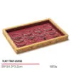 Jewelry Display Tray Red Multifunction Presentation Trays Pendant, Ring Bracelet, Bangle, Brooch, Flat Tray & Fabric TR039-g
