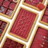 Jewelry Display Tray Red Multifunction Presentation Trays Pendant, Ring Bracelet, Bangle, Brooch, Flat Tray & Fabric TR039-h