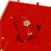 Jewelry Display Tray Red Multifunction Trays Pendant, Ring, Bangle, Earring, Bracelet, Loose Diamond Tray & Microfiber, Wood TR049-n