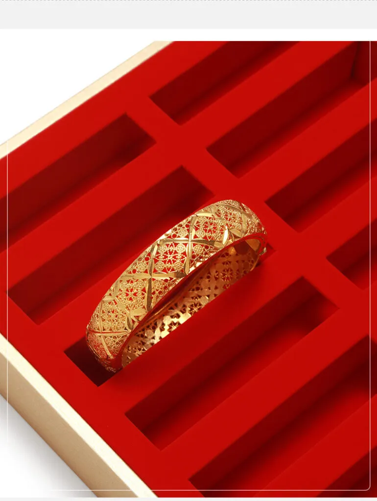 Jewelry Display Tray Red Multifunction Trays Pendant, Ring, Bangle, Earring, Bracelet, Loose Diamond Tray & Microfiber, Wood TR049-o