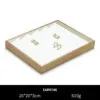 Jewelry Display Tray White Multifunction Trays Chain, Pendant, Ring, Bangle, Earring, Bracelet, Loose Diamond Tray & Leather TR051-c Jewelry Display Tray White Multifunction Trays Chain, Pendant, Ring, Bangle, Earring, Bracelet, Loose Diamond Tray & Leather TR051-c