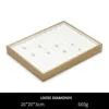 Jewelry Display Tray White Multifunction Trays Chain, Pendant, Ring, Bangle, Earring, Bracelet, Loose Diamond Tray & Leather TR051-f Jewelry Display Tray White Multifunction Trays Chain, Pendant, Ring, Bangle, Earring, Bracelet, Loose Diamond Tray & Leather TR051-f