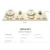 Jewelry Watch Display Stand Set Beige Color & Microfiber Material DS169-a