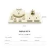 Jewelry Watch Display Stand Set Beige Color & Microfiber Material DS169-e