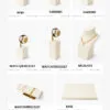 Jewelry Watch Display Stand Set Beige Color & Microfiber Material DS173-d
