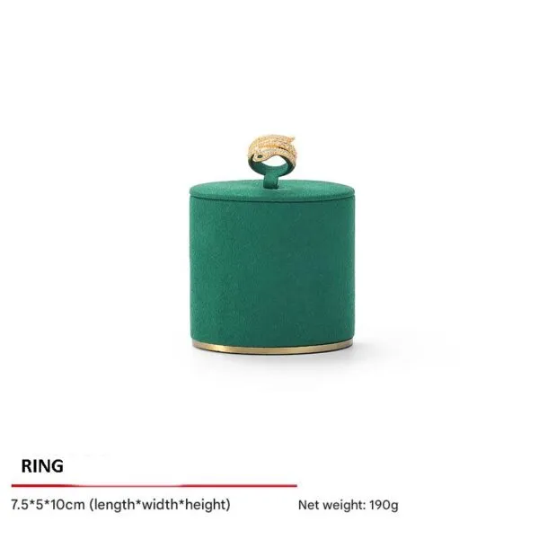 Jewelry and Watch Display Stand Set Green Color & Microfiber, Meta Material DS152-aa