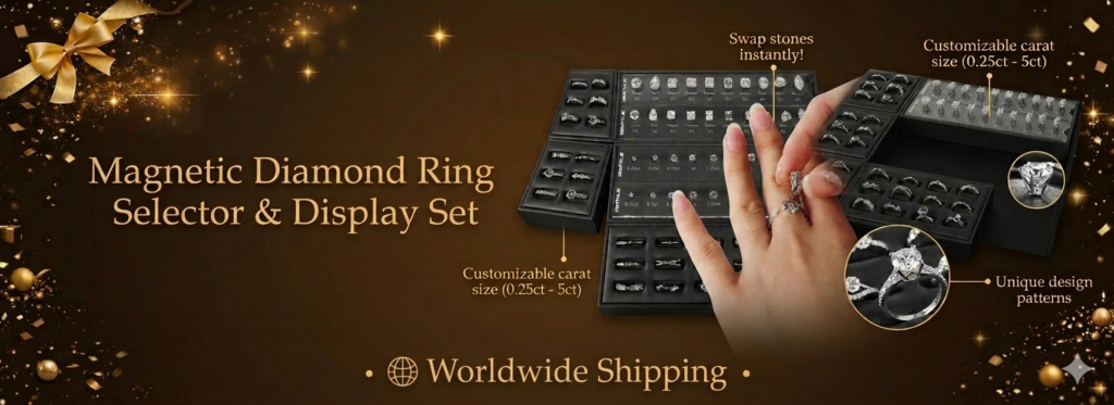 Magnetic Diamond Ring Selector & Display Set 1