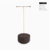 Jewelry Display Stand Set Brown Color & Microfiber, Metal Material DS189 -m