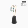 Jewelry Display Stand Set Grey Color & Microfiber, Metal Material DS188 -f