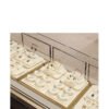 Jewelry Display Stand Set Beige Color, Microfiber & Steel Material DS192 -c
