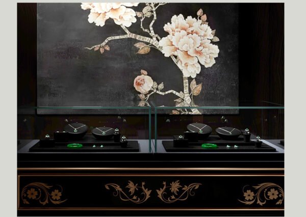 Jewelry Display Stand Set Black Color & PU Leather Material DS190 -d