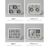 Jewelry Display Stand Set White Color, Microfiber & PU Leather Material DS191 -g